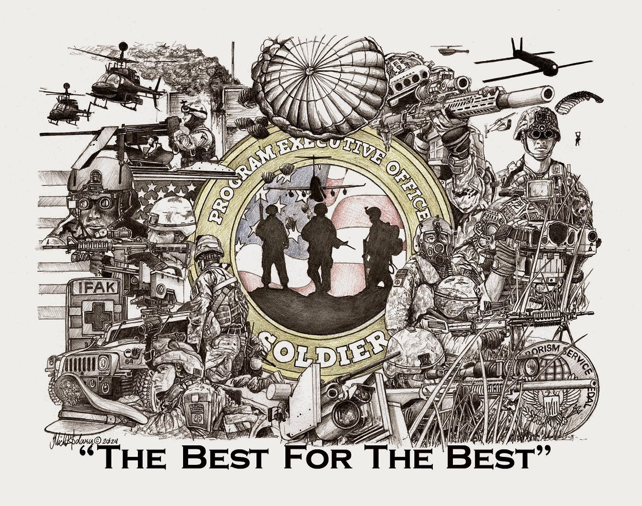 "The Best for the Best" PEO Soldier Limited-Edition Print