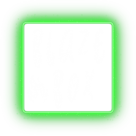 blaze box logo inside a neon green box