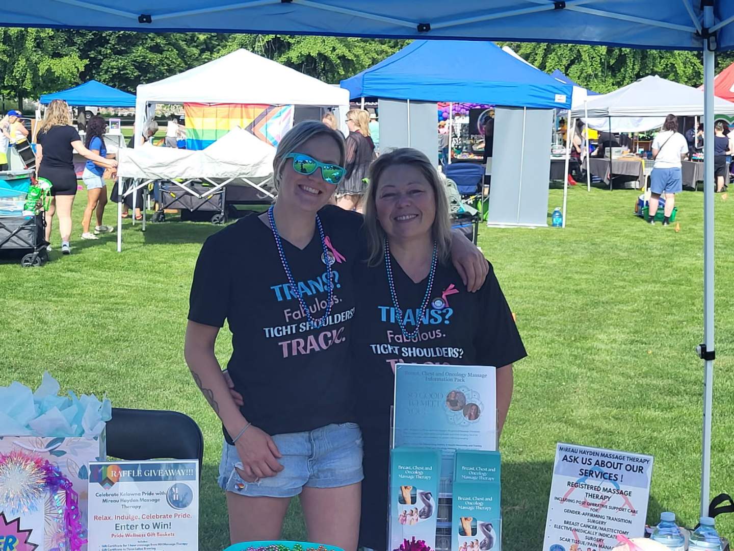 Kalie Hayden (Left) Business Partner (Right)