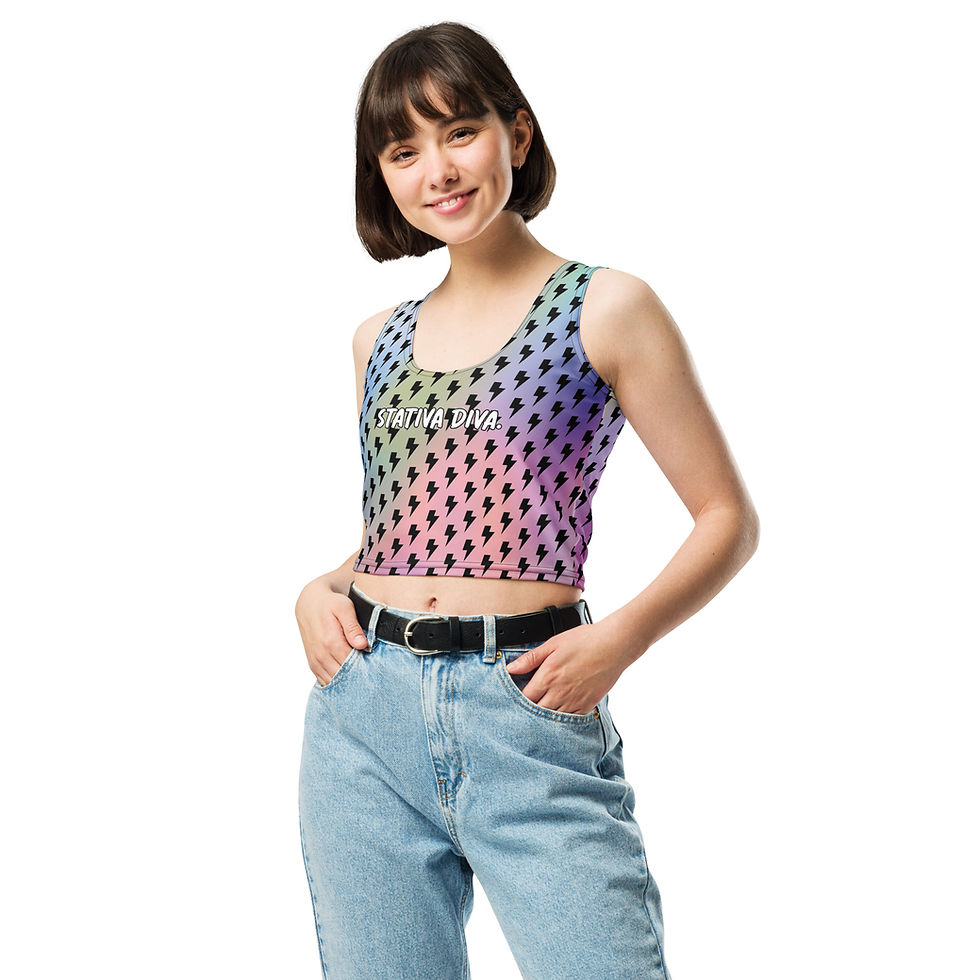 Miniature : Crop Top "Stativa Diva" Womens 420 Crop Tee