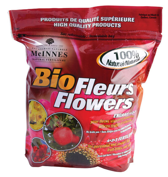 Engrais Bio-Fleurs 4-3-7 8 kg - Jardin des Trouvailles