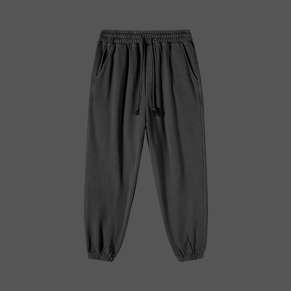 Heavy Classic Pants Not A Brand - Pantaloni streetwear oversize, colore Black, con design pulito e senza stampe sul fronte.