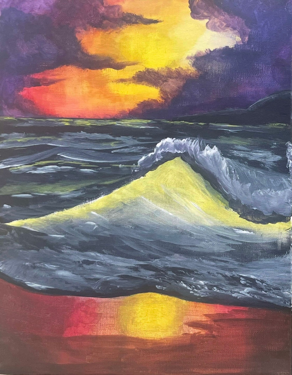 Sunset at Beach April 2025