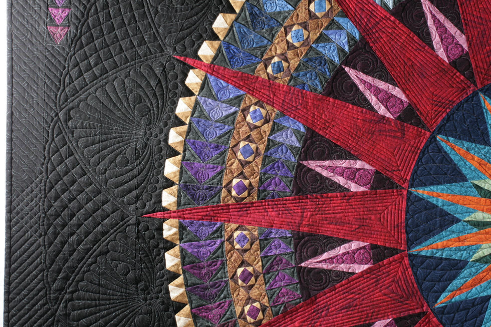 Thumbnail: Wheels and Gears Digital Quilt Pattern