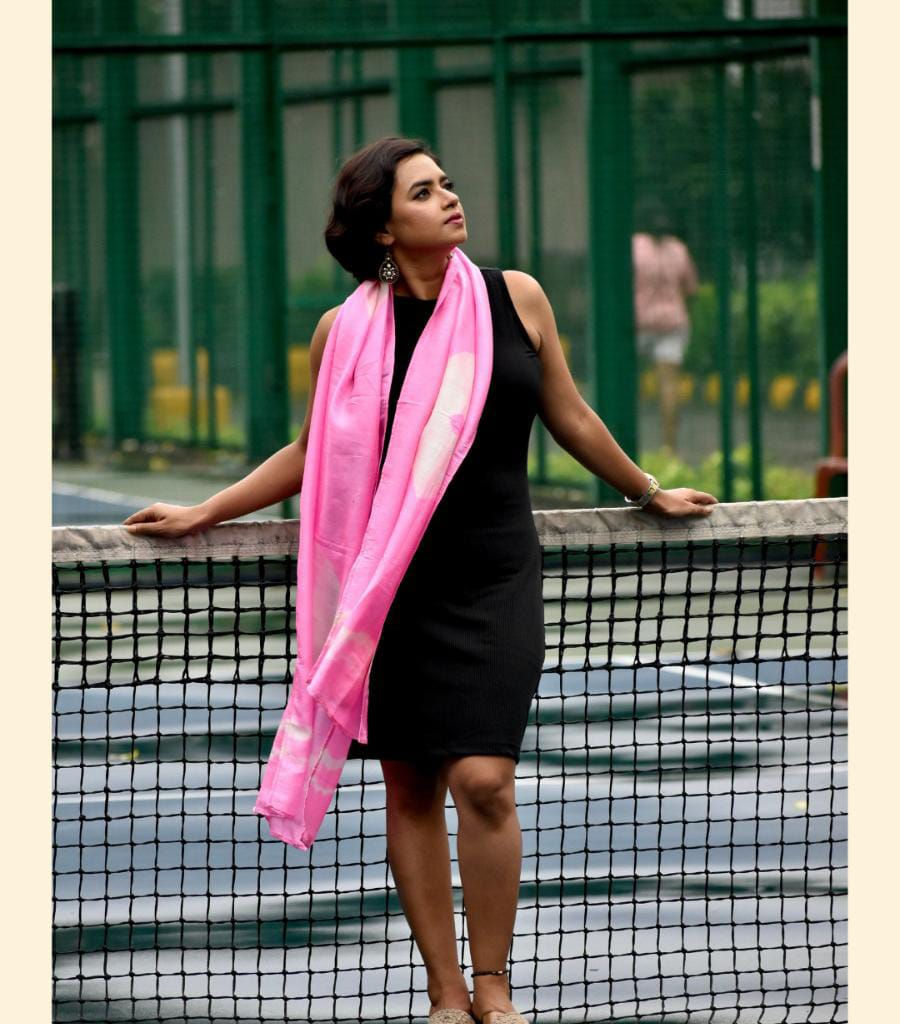 Pure silk stole