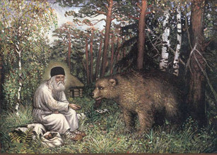 St. Seraphim And The Bear