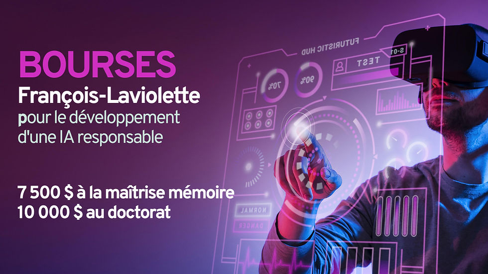 Bourses François-Laviolette pour une IA responsable