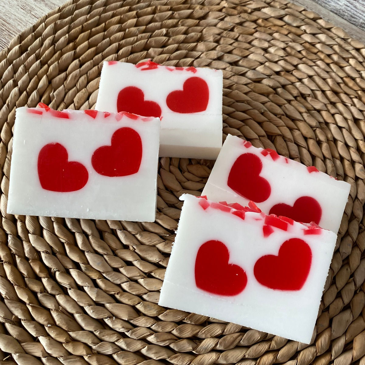 Corazón de jabón de glicerina