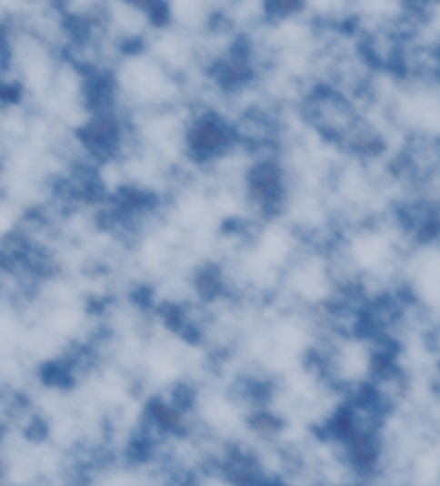Mottled Abstract Medium Blue/White clouds pattern