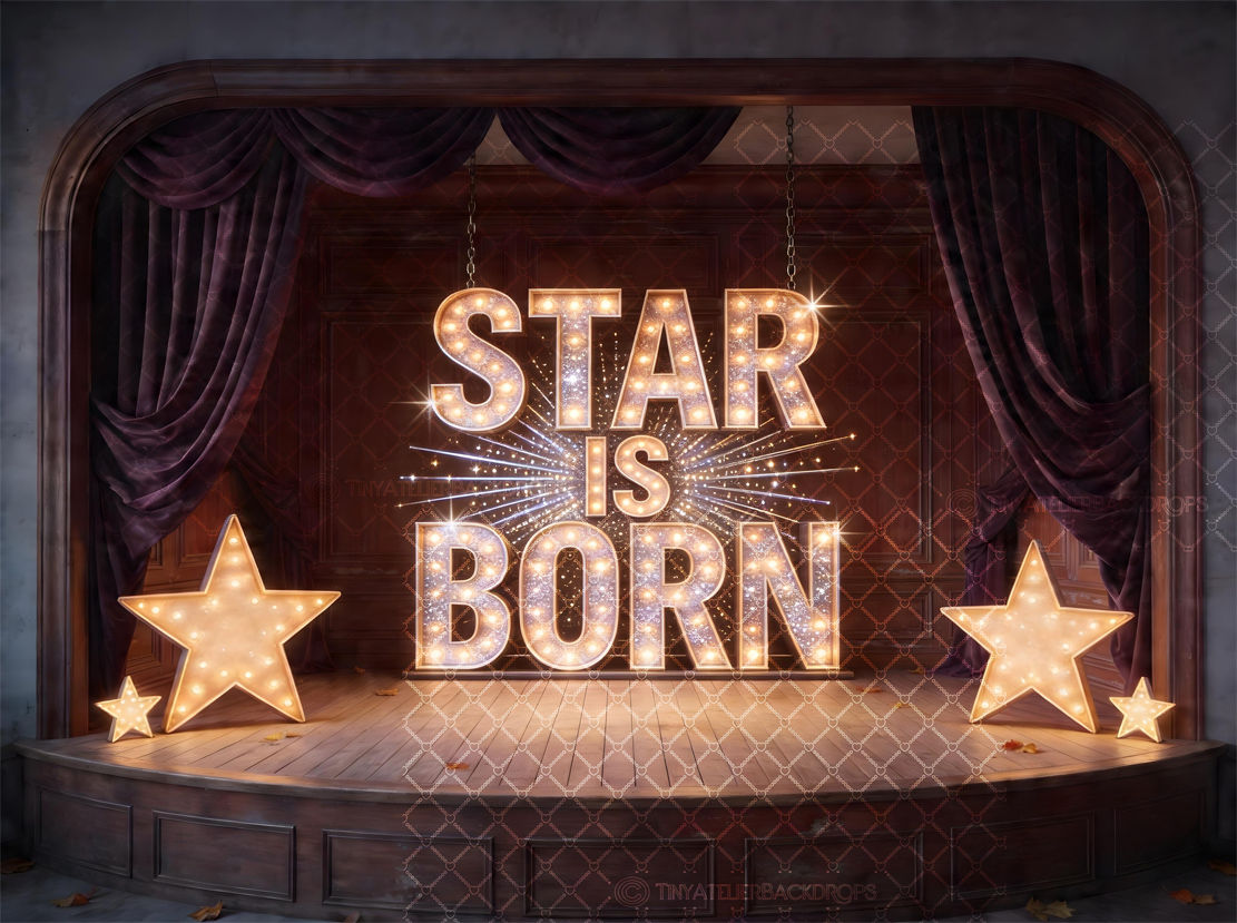 Star is Born stage  Themed Backdrop