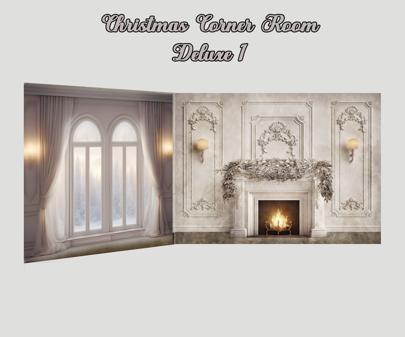 "Deluxe 1 " Christmas Corner Room Set