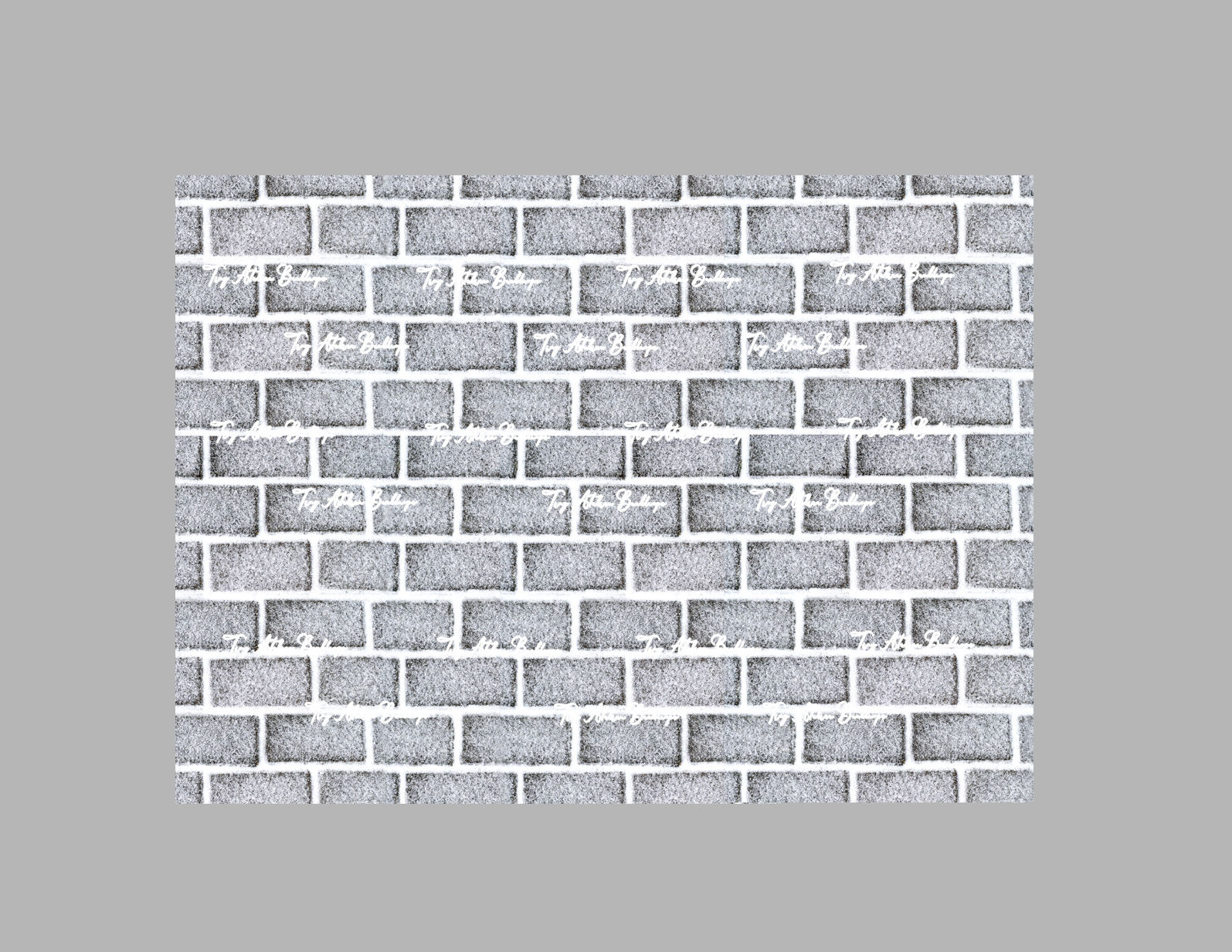 Brick light snowy textured floor