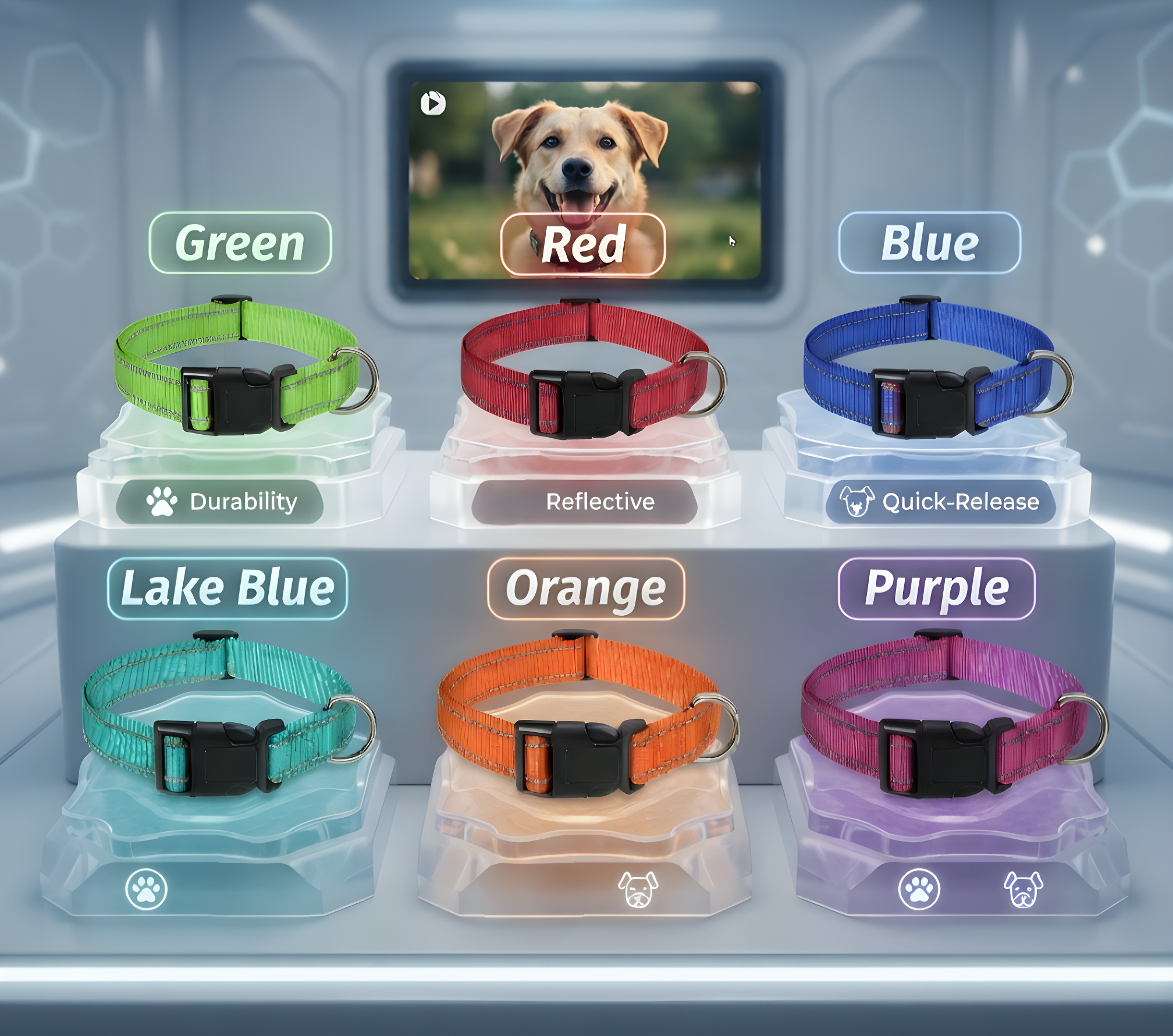 NightGuard Reflective Dog Collar