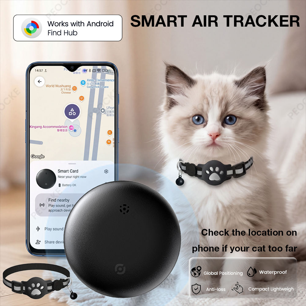 Cat Smart GPS Trackers Collar Anti-Lost Kitten Waterproof Tracker Adjustable Saf