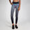 Thumbnail: Grey High Waist Geometric Pattern Legging