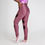 Thumbnail: Mauve and Black Leggings with Transparent Cutout