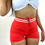 Thumbnail: Red and White Scrunch Short