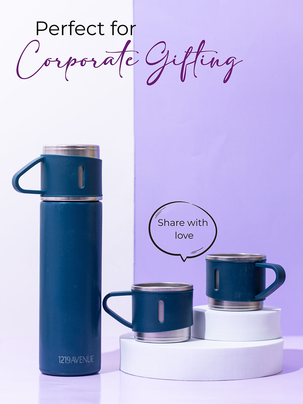 Thumbnail: Plain Insulated Vacuum Glass with 3 cups