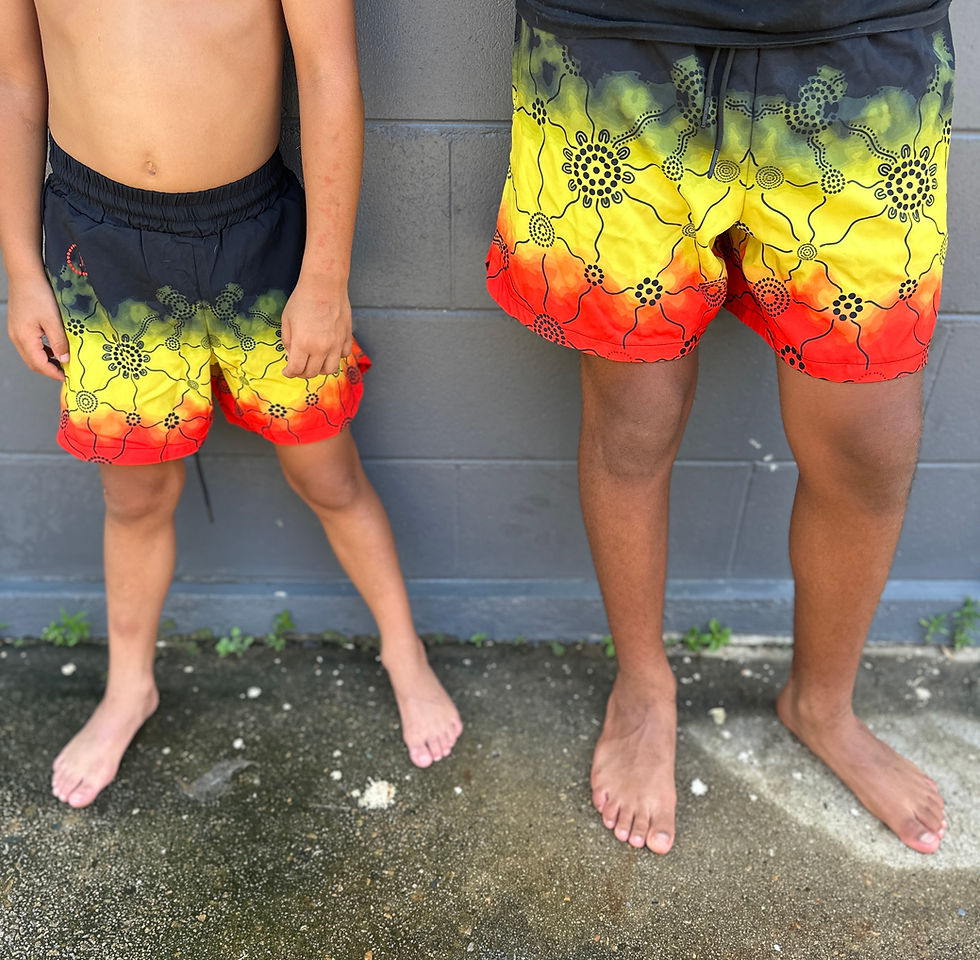 Thumbnail: Faded flag shorts - Adults & Kids 