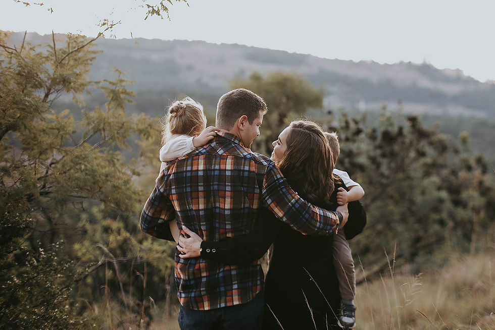 Family winter session in Pretoria