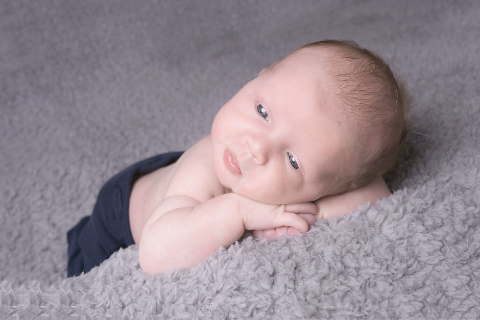 Wide awake and taking it all in.
