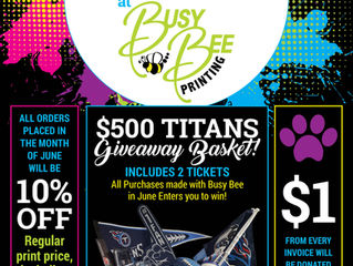 Busy Bee Customer Appreciation Month