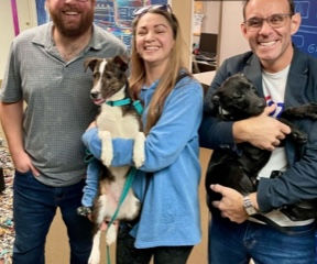 HSSC Pups Pick Teams at Mix 92.9!
