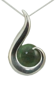 Thumbnail: Abstract Fishhook Pendant
