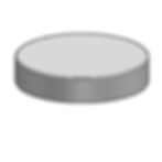 Polyethylene plastic protective bin lid 470mm diameter