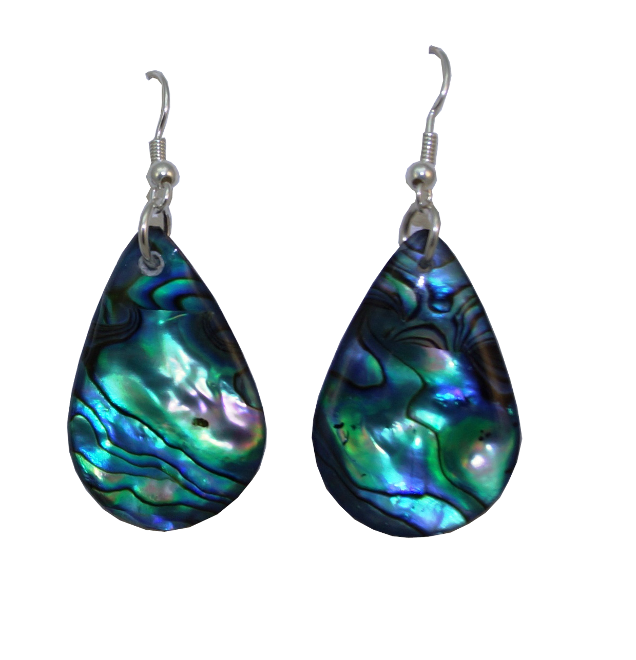 Tear Drop Paua Shell Earring