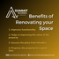 Benefits of Renovating your Space
