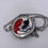 Miniatura: Collana in ottone anallergico, colore argento