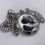 Miniatura: Collana in ottone anallergico, colore argento