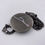 Miniatura: Collana in ottone anallergico, colore nero fumé