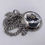 Miniatura: Collana in ottone anallergico, colore argento