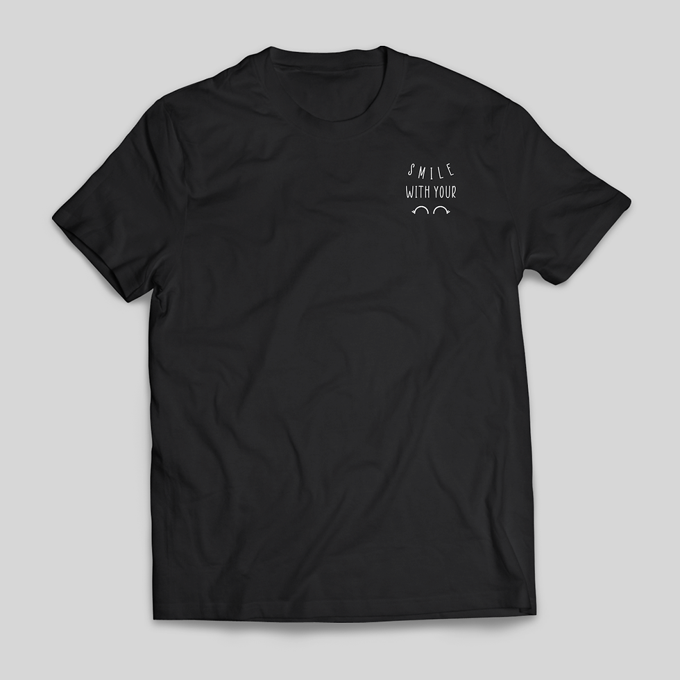Thumbnail: smile with your eyes pocket tee