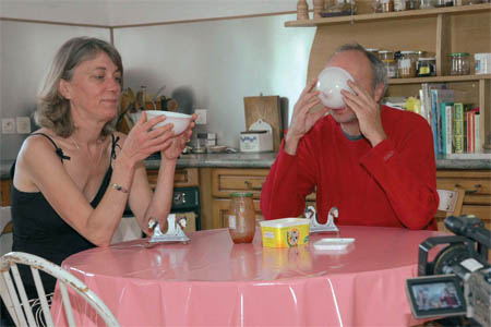 Petit déjeuner Ghislaine Portalis arte contemporanea francese arte femminista (foto di Eva Gustafsson et Jacques Monllau)