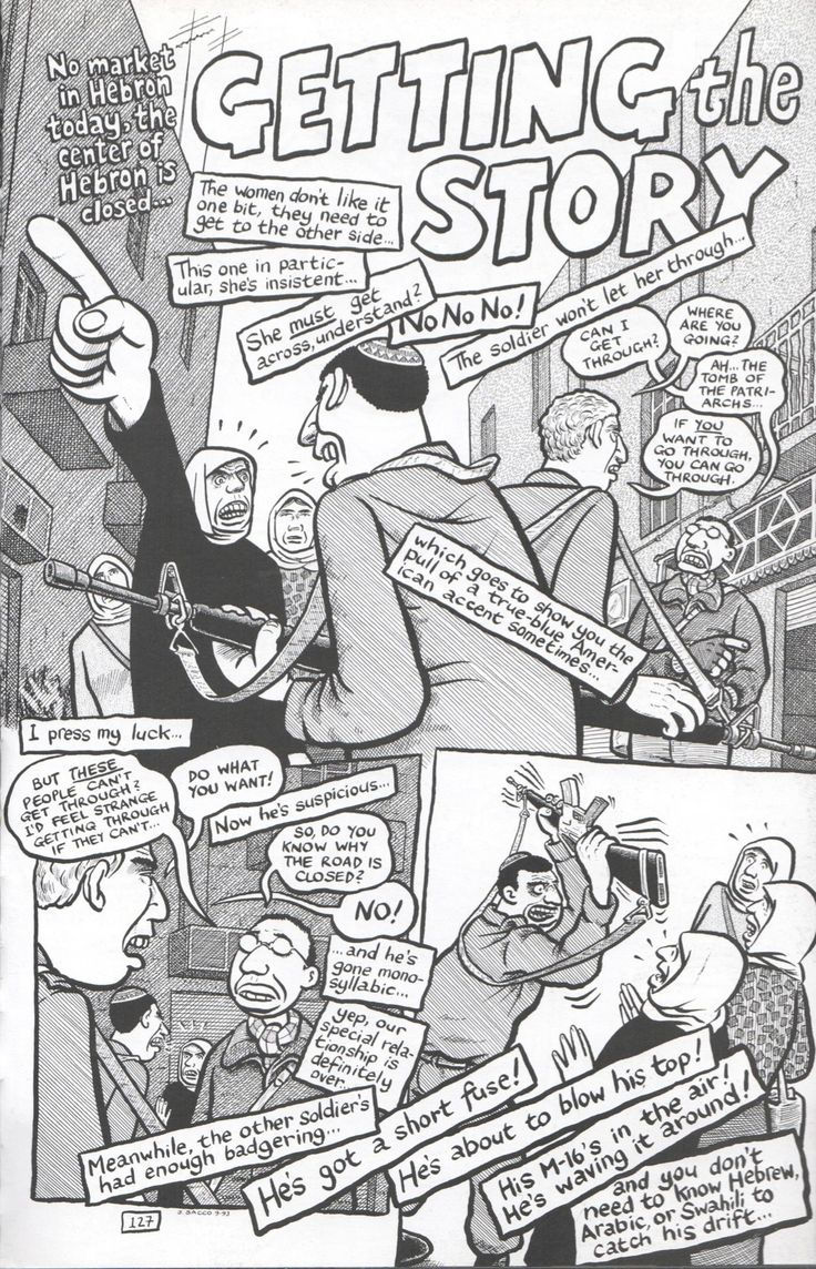 joe sacco Palestina una nazione occupata