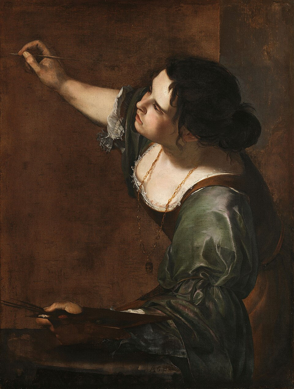 Autoritratto di Artemisia Gentileschi