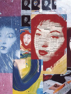 collage artistico Clarice Lispector scrittrice femminista brasiliana