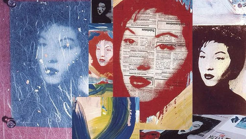 collage artistico Clarice Lispector scrittrice femminista brasiliana