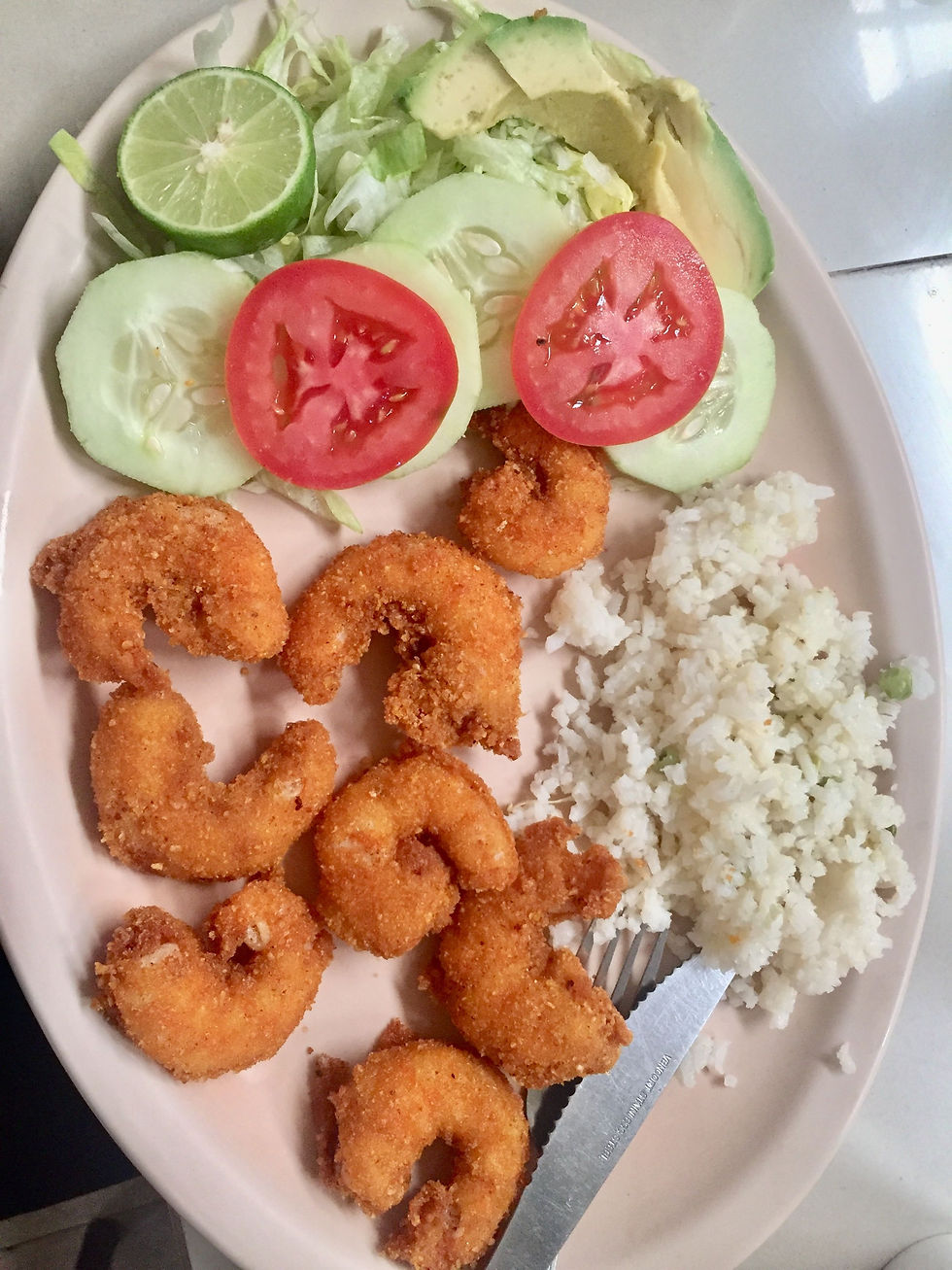 Miniatura: Camarones empanizados