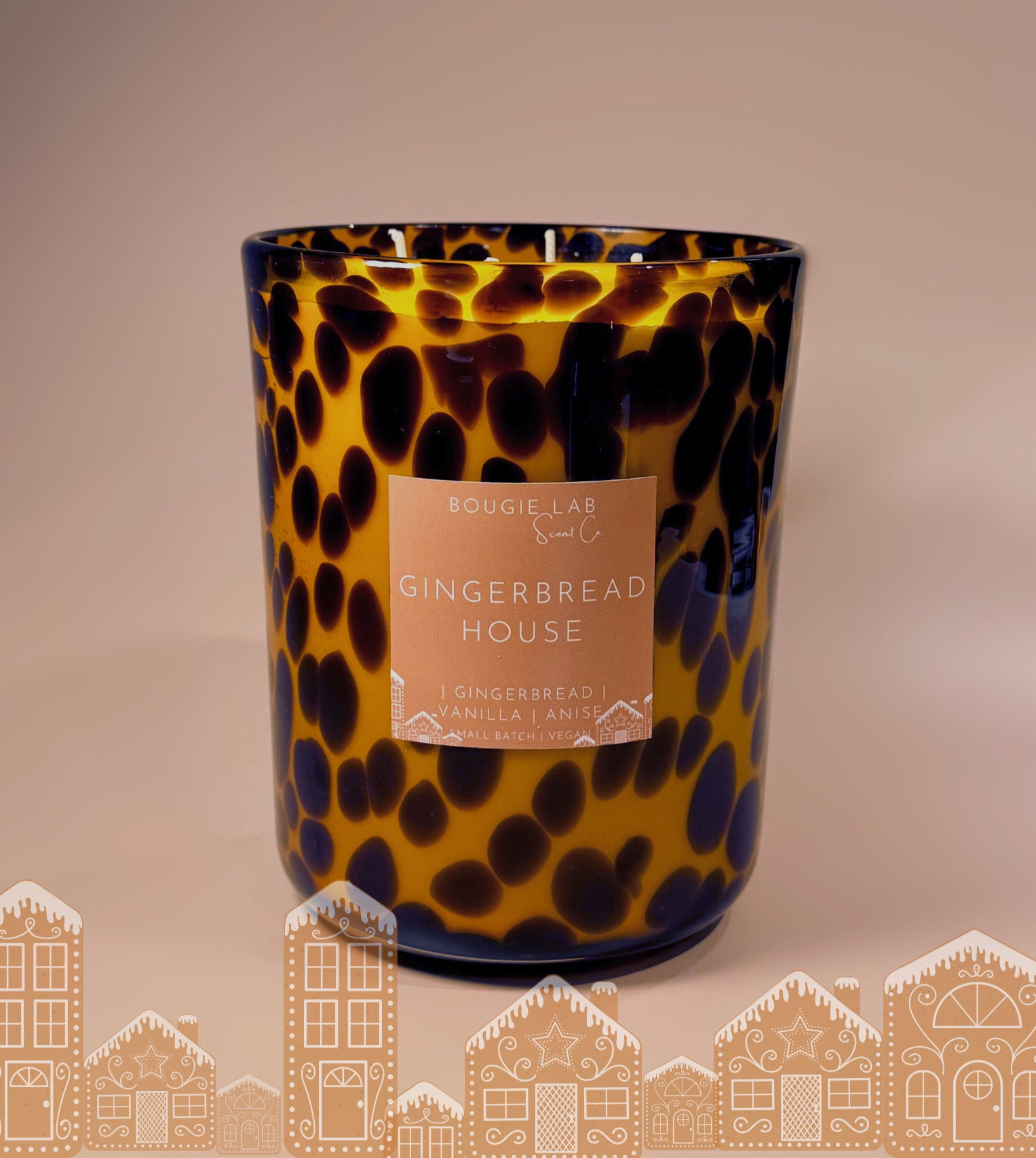 Gingerbread House ”Kilo” Candle