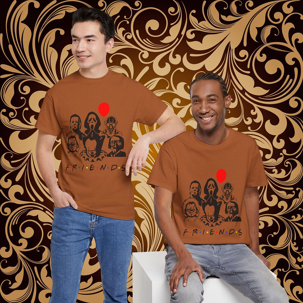 Thumbnail: Horror Friends Unisex Heavy Cotton Tee