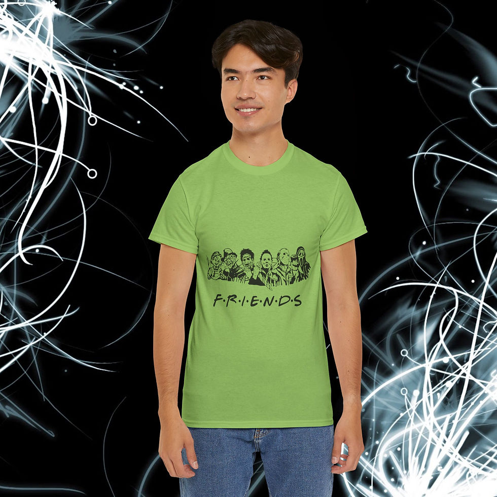 Thumbnail: Friends of Horror Unisex Heavy Cotton Tee