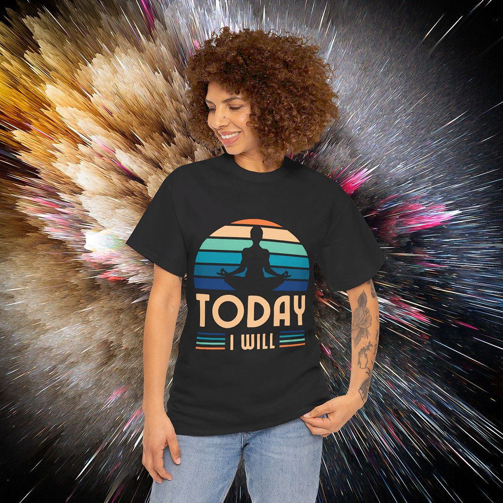 Today I Will - Unisex Heavy Cotton Tee
