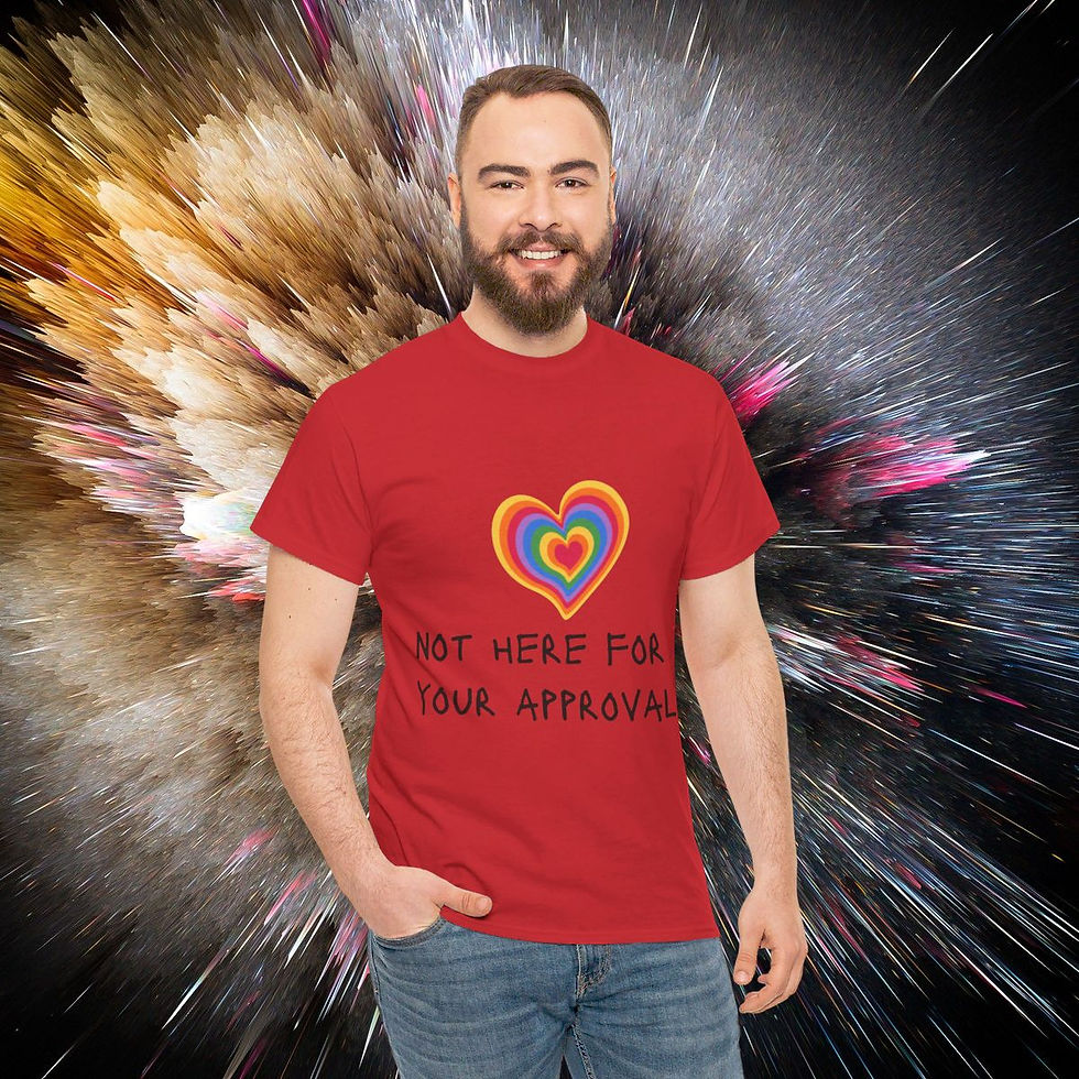 Thumbnail: Not here for your approval Unisex Heavy Cotton Tee