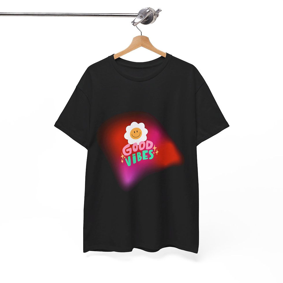 Thumbnail: Good Vibes Unisex Heavy Cotton Tee