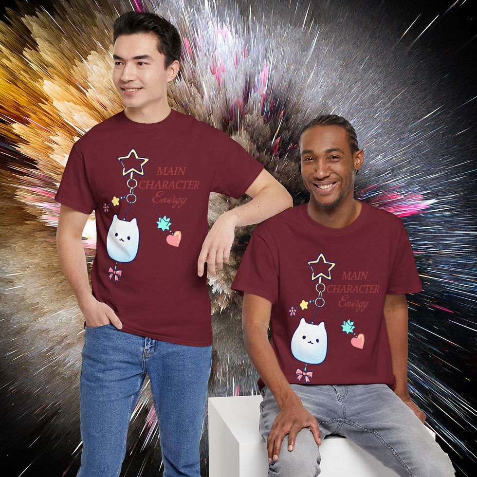 Thumbnail: Main Character Energy Unisex Heavy Cotton Tee
