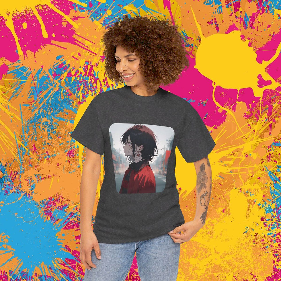 Anime hero Unisex Heavy Cotton Tee